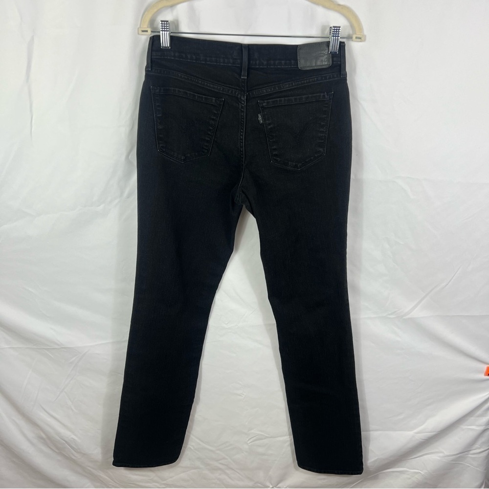 Women's Levi’s 505 Straight Black Jeans - Picture 5 of 8